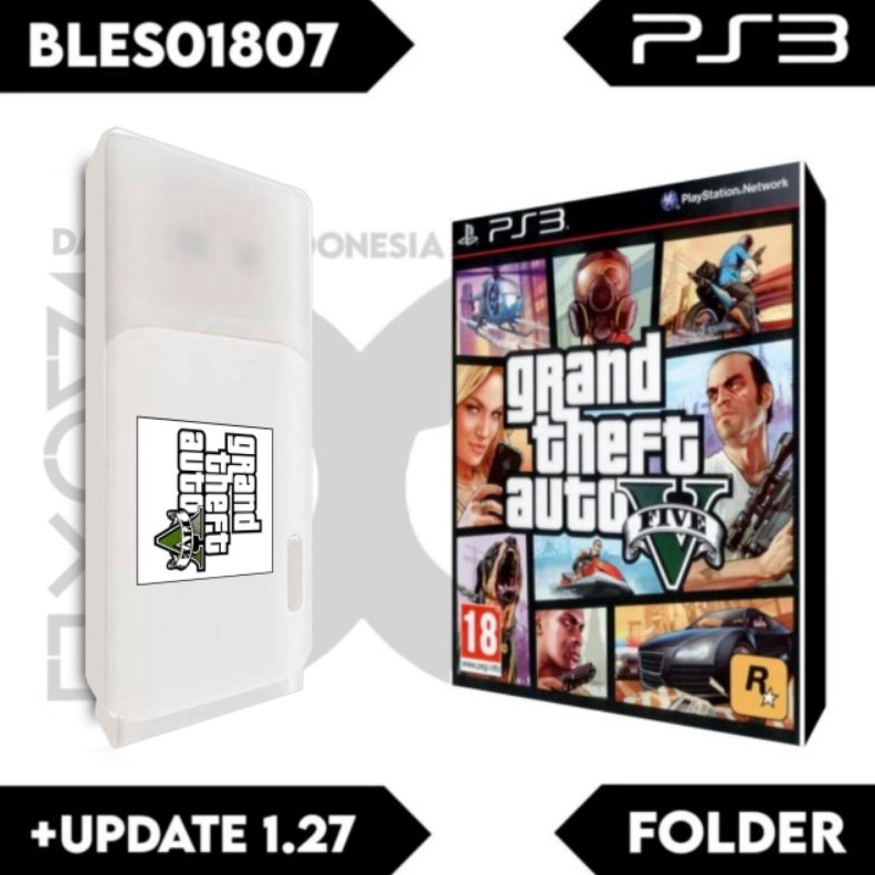 ART X37N Game GTA V 5 PS3 Folder BLES187  Update 127 via Flashdisk