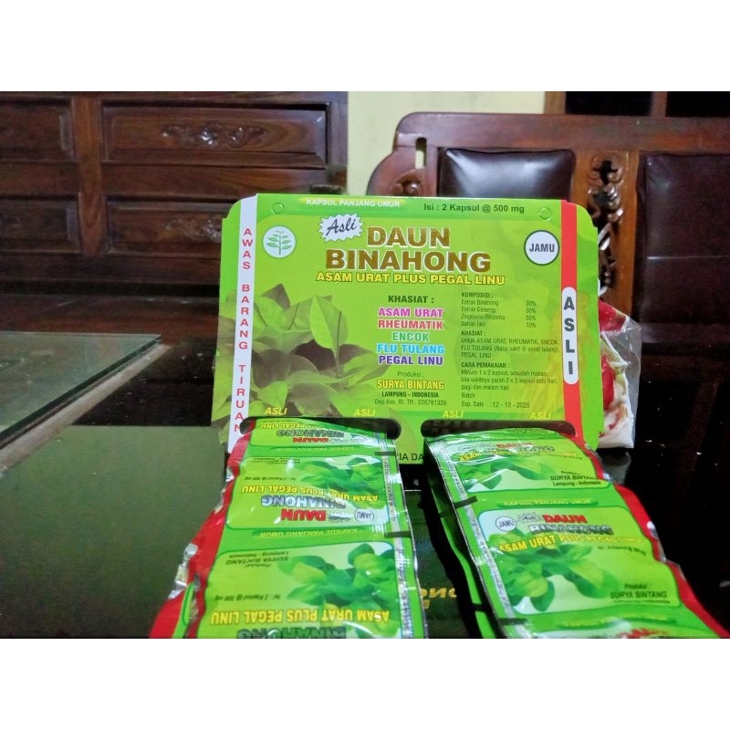 

kapsul daun binahong renceng