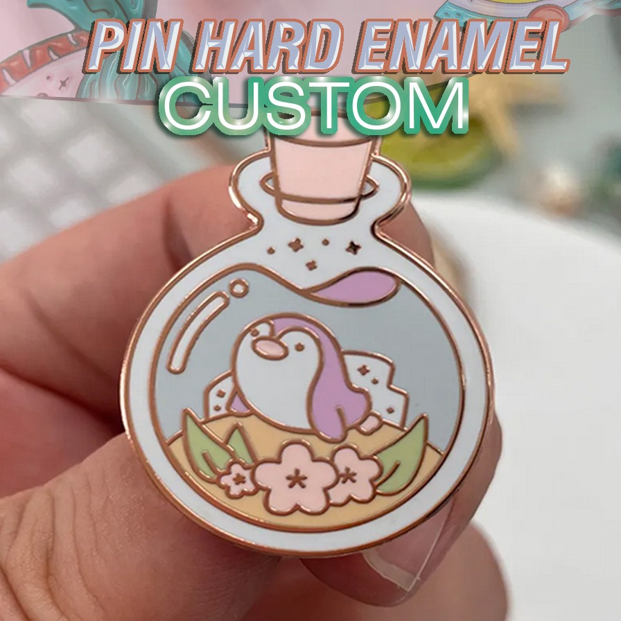 Desain sendiri pin enamel, hard enamel custom. untuk beragam kebutuhan souvenir & pin & aksesoris. S