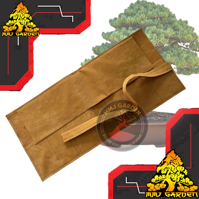 MMJ GARDEN-ALAT BONSAI Alat bonsai,tas alat bonsai premium bahan kulit IMPORT