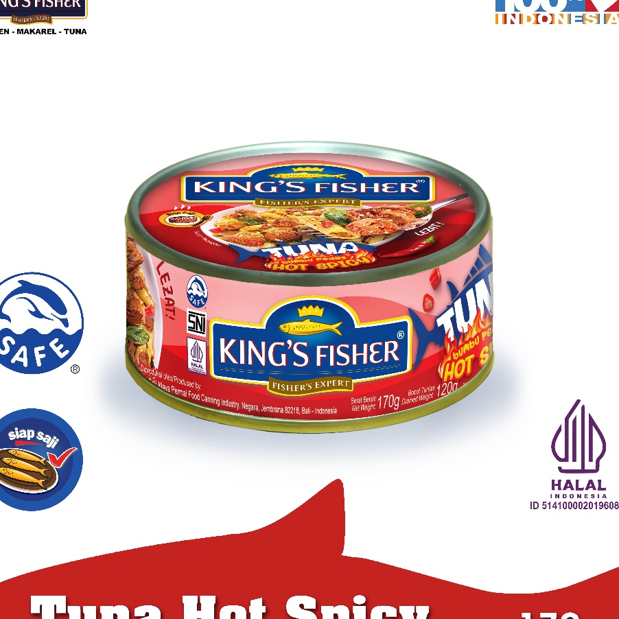 

Jangan Sampai Kehabisan Kings Fisher Tuna Canned Hot Spicy Daging Tuna Makanan Kaleng 17 gr