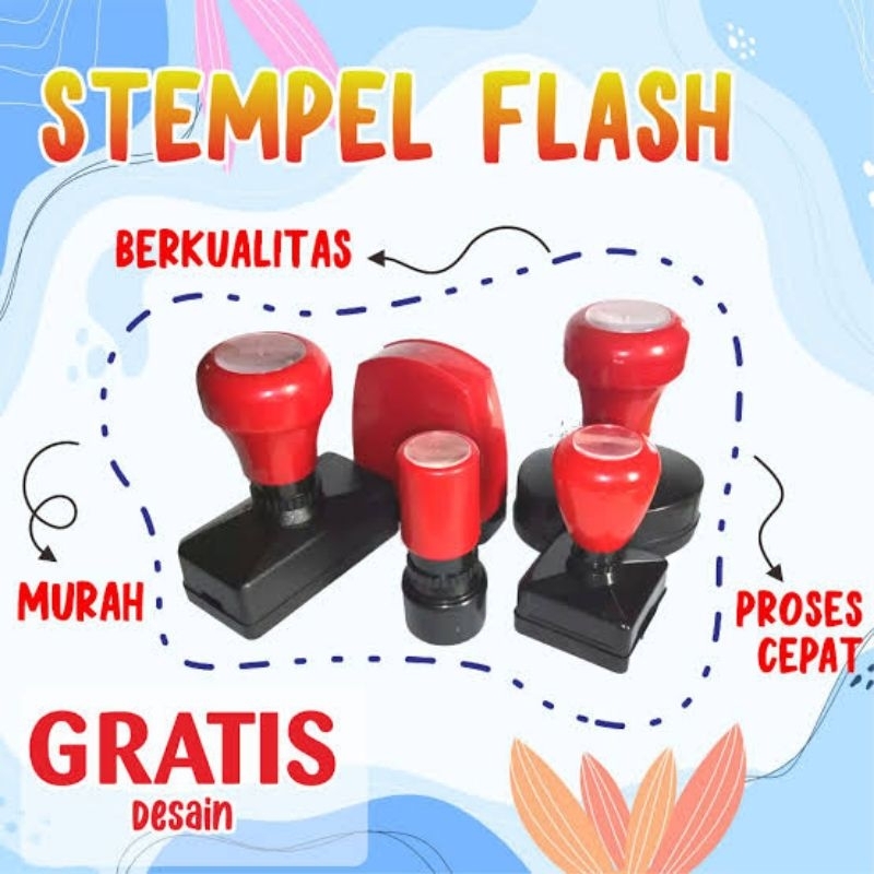 

Stempel flash-Stempel Warna-Stempel murah UKURAN SEDANG