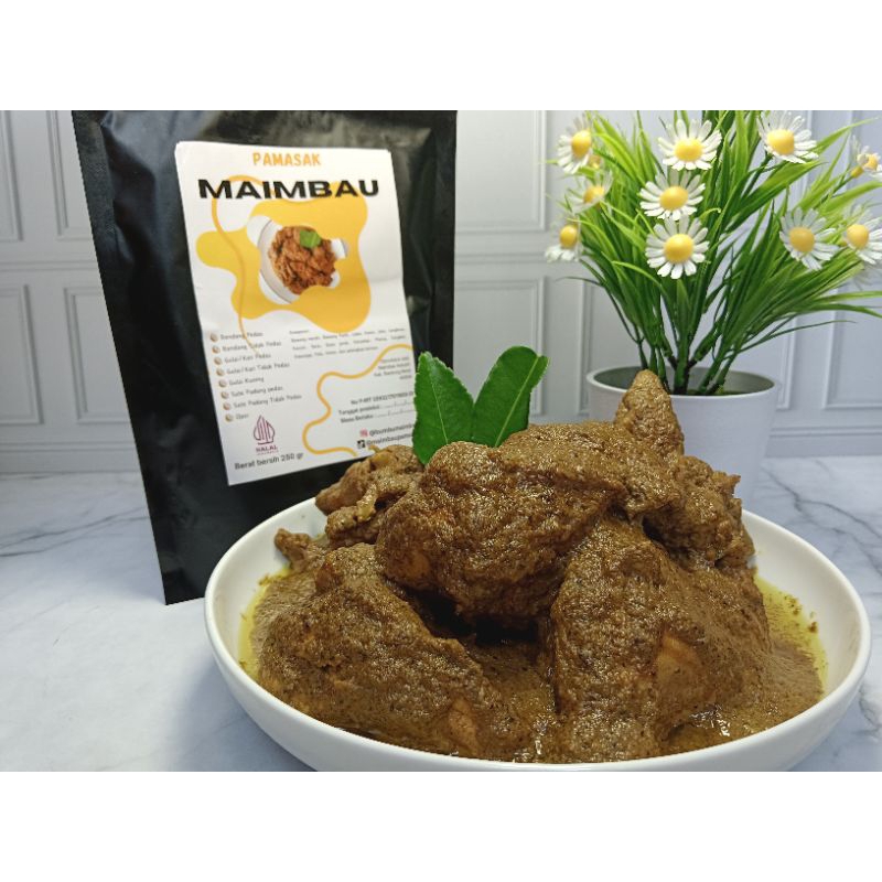 

Bumbu Rendang Asli Padang 250 gr (TIDAK PEDAS) untuk 1-1.5 kg daging