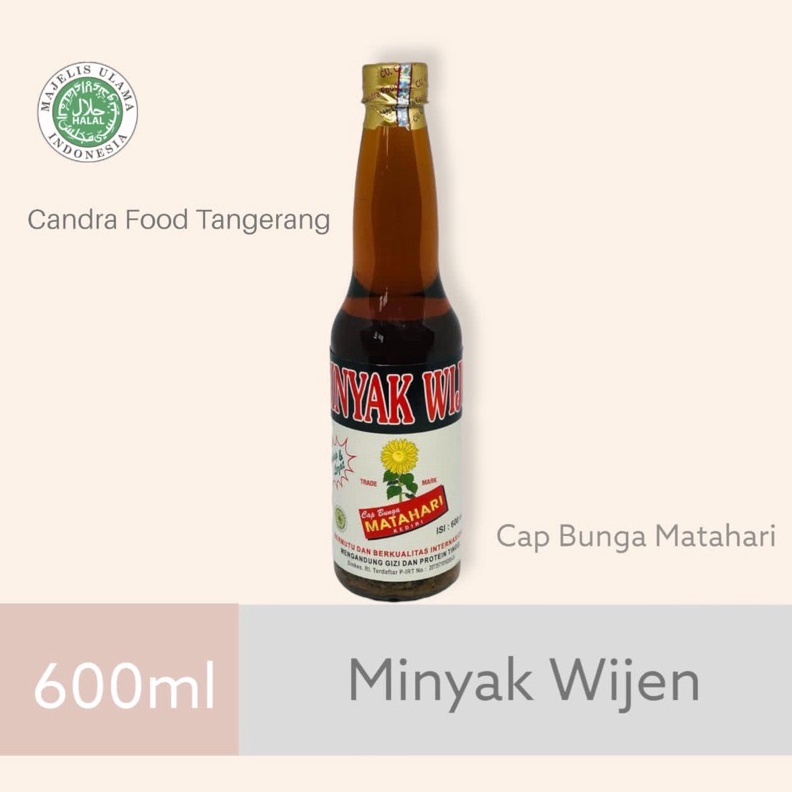 

1212 Minyak Wijen Halal Cap Bunga Matahari Ukuran 6ML buruan