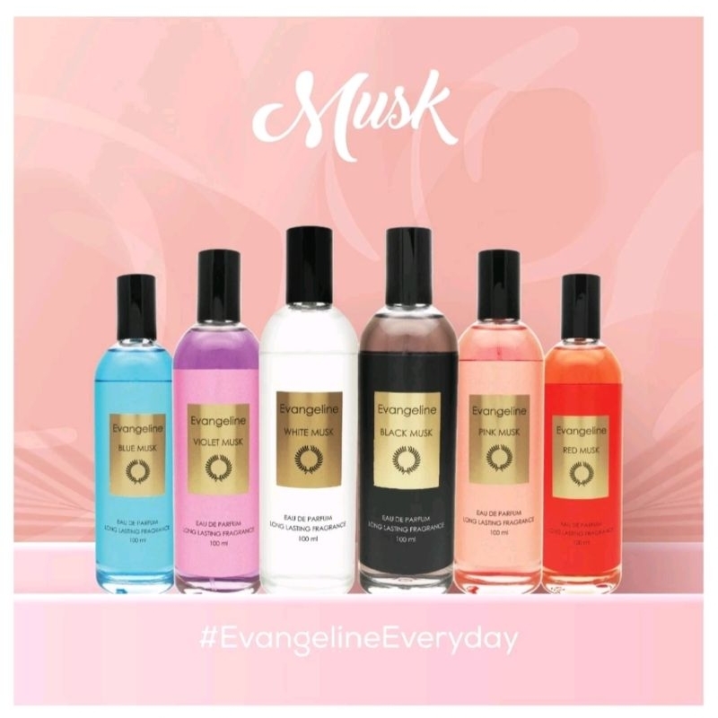Evangeline Eau De Parfum White Musk/ Black Musk/ White Musk/ Black Vanilla 100 mL