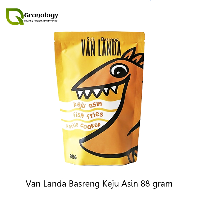 

Van Landa Basreng Fish Fries 88 gram - Keju Asin