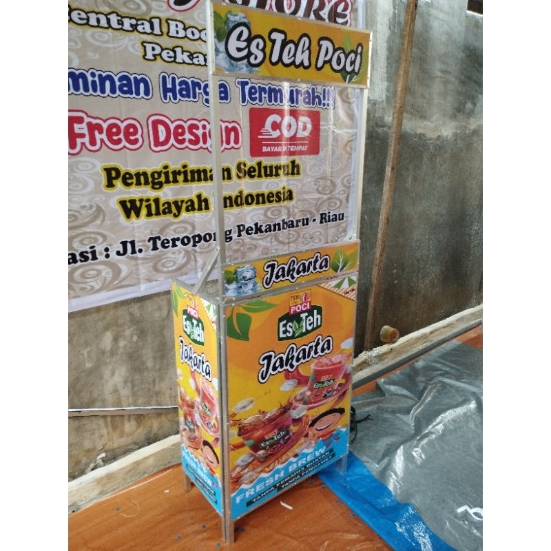 Booth Lipat Portabel/Gerobak Lipat