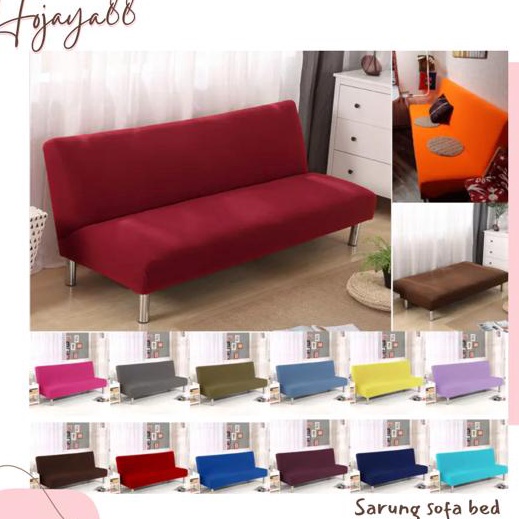 Terbaru cover sofa bed INFORMA sarung penutup sofa STRETCH sarung sofa bed ELASTIS