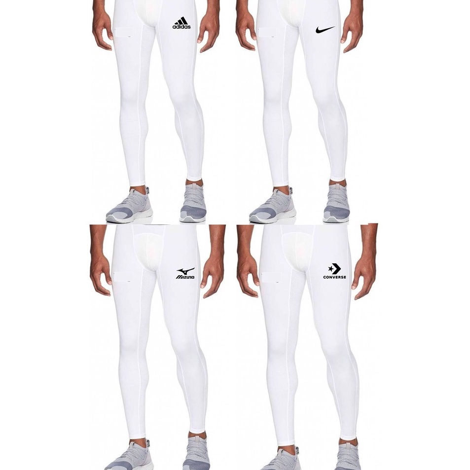 Pusat Populer  Celana baselayer putih celana manset panjang celana legging unisex celana baselayer p