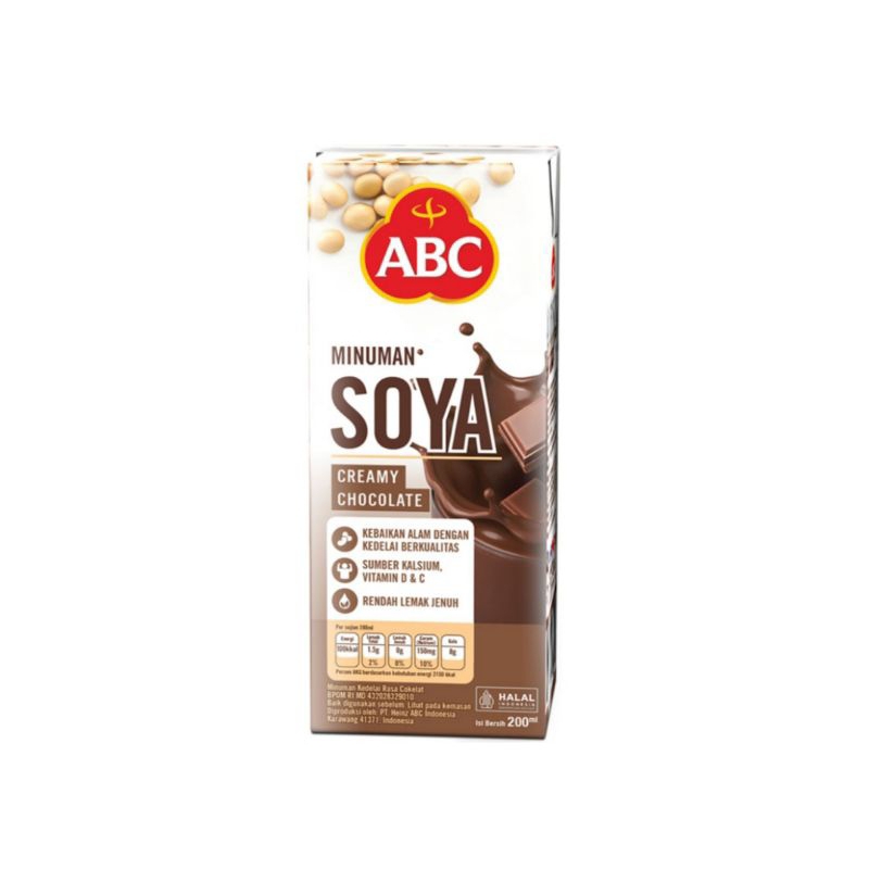 

[ 3 Pcs ] ABC Minuman Soya Creamy Chocolate 200ml