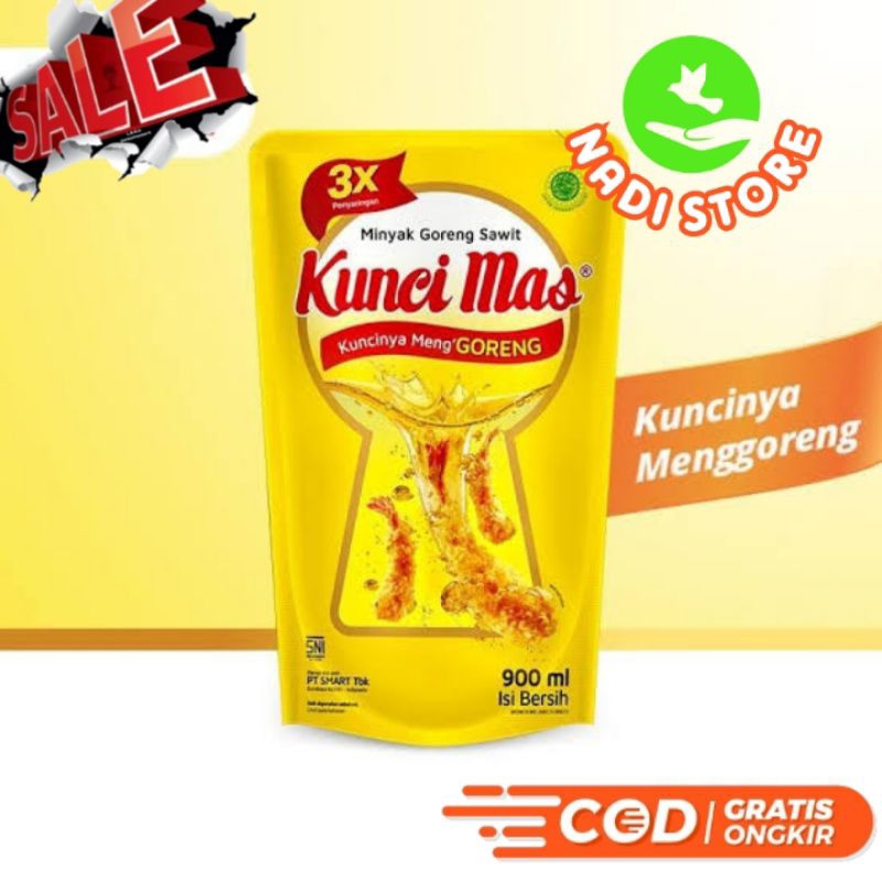 

Minyak Goreng Kunci Mas 900ml