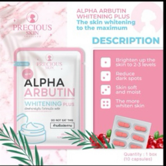 kapsul alpha arbutin campuran lotion