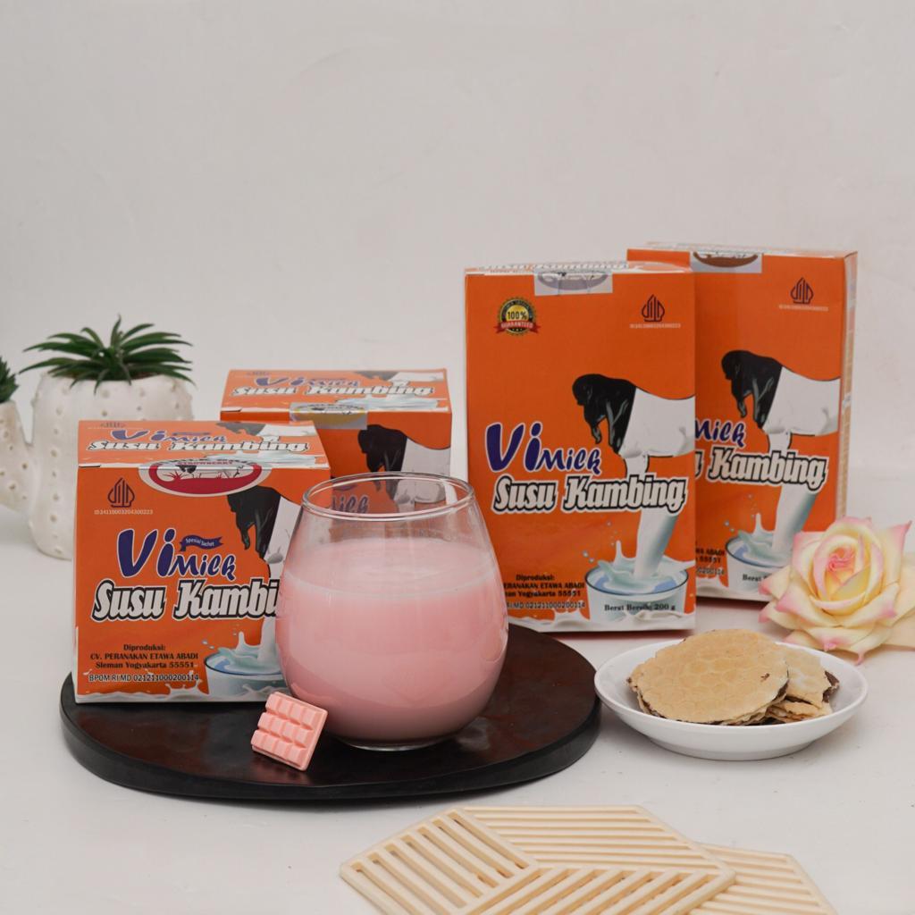

Vimilk Susu Kambing Etawa Strawberry (200gr dan 250gr)