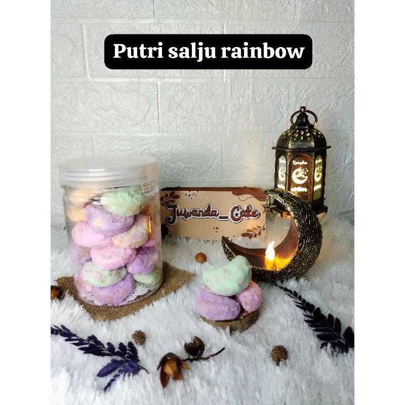 

PUTRI SALJU RAINBOW, kue kering lebaran kemasan toples 800ml