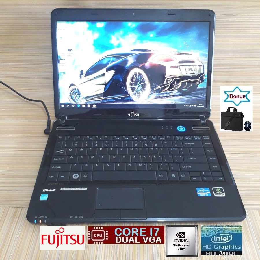 laptop Fujitsu lifebook core i7