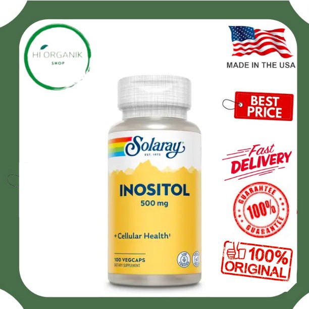 Solaray Inositol 500 mg 100 Capsules