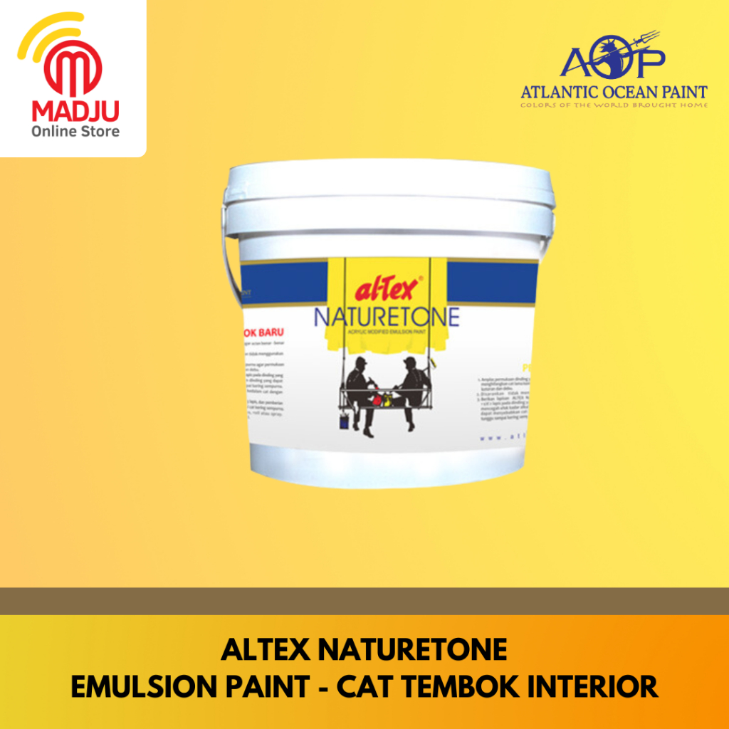 Altex Naturetone - Cat Tembok Interior dan Exterior Emulsion Paint 5 Kg