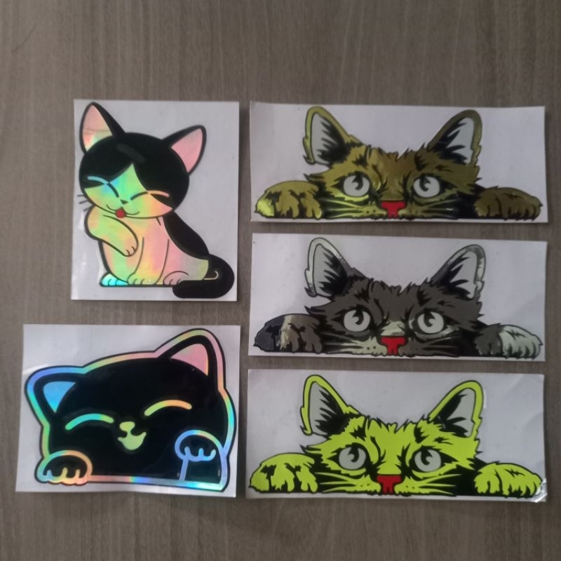 

STIKER CUTTING KUCING HOKI UKURAN KECIL