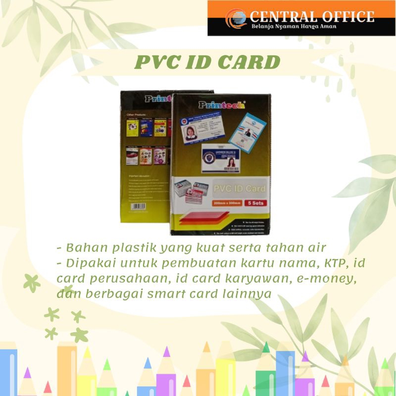 

PVC ID Card Printech / Kertas PVC Printech / PVC ID Card