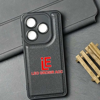 VIVO Y20S VIVO Y12S  CASE LEATHER PRO SOFTCASE BLACK VIVO Y20S VIVO Y12S