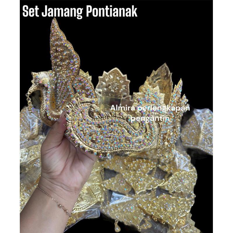 set Jamang Pontianak / Set pengantin pontianak