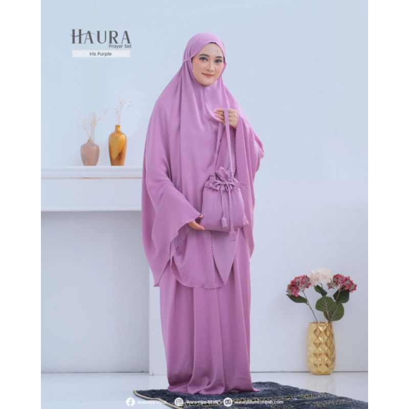 MUKENA PRAYER SET HAURA BY AZAMKA