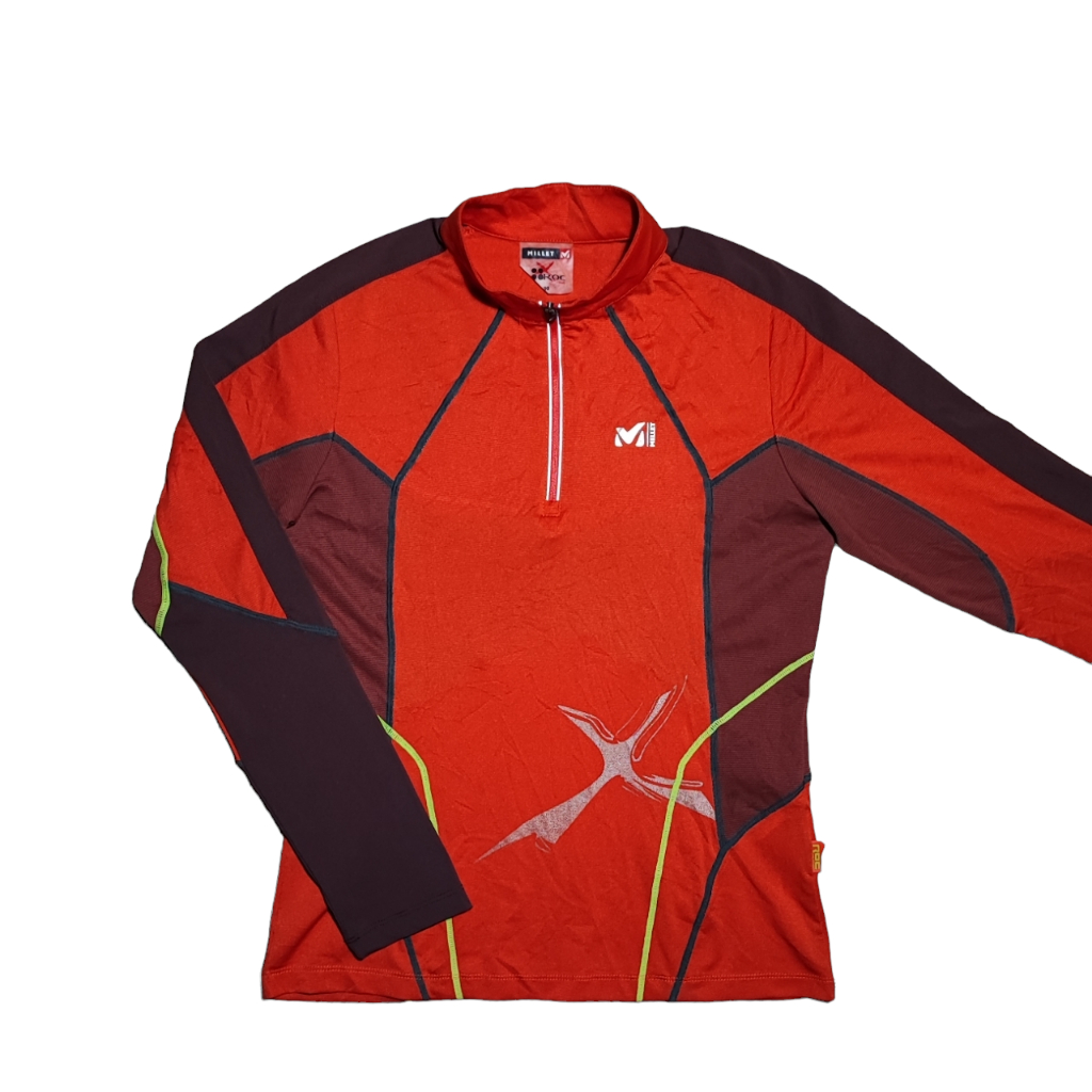 Kaos Olahraga Track MILLET ROC Session Sepeda Size S Branded Preloved