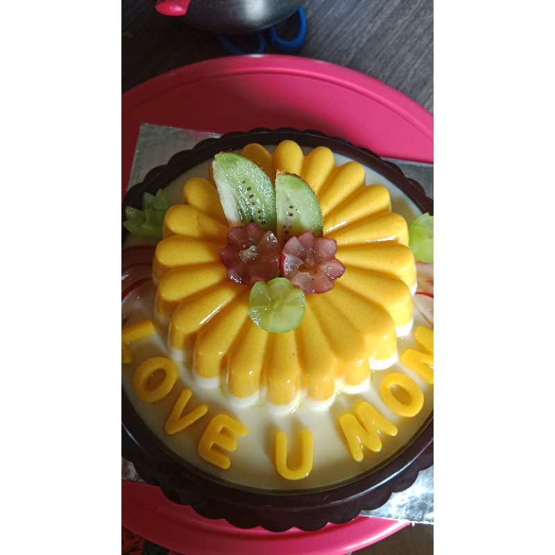 

puding buah manggo sago