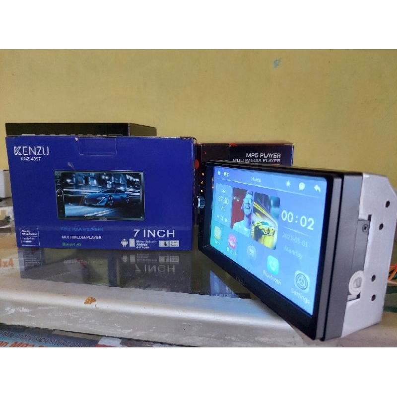 tape mobil double Din kenzu bluetooth avanza xenia inova vios