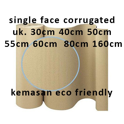 

Kardus roll Packing Murah Single Face 30cm 40cm 50cm 55cm 60cm / 80cm /160cm 10KG 13 KG / Corrugated Roll / Karton Packing