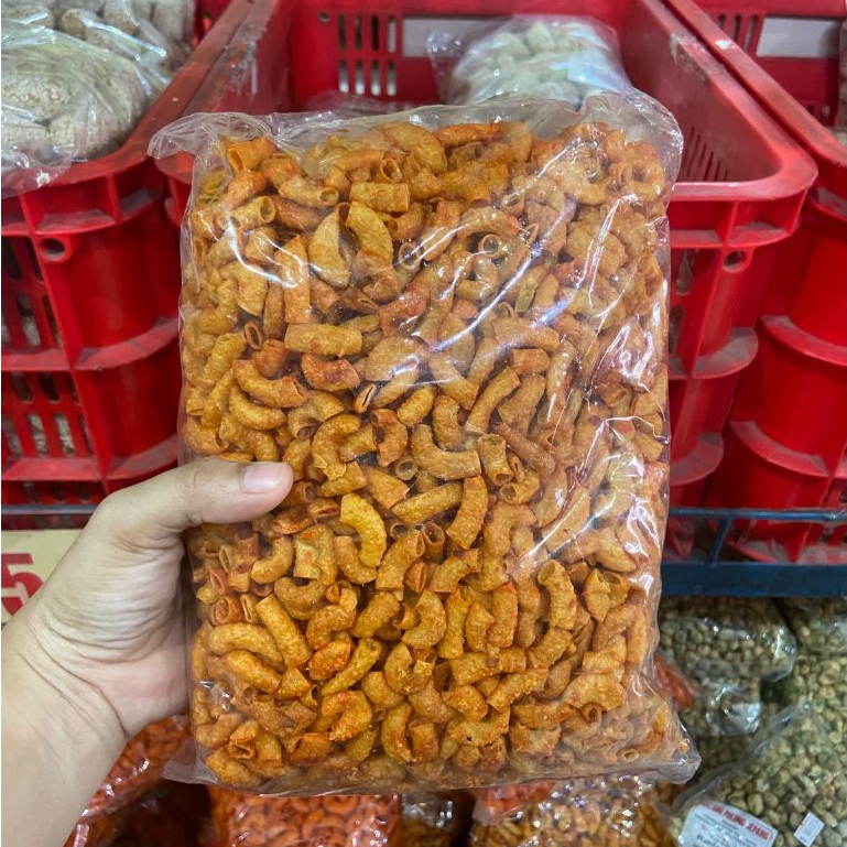 

MAKARONI PANGGANG / ORIGINAL-PEDAS / SUCCAVA SNACK #025 / 500GR