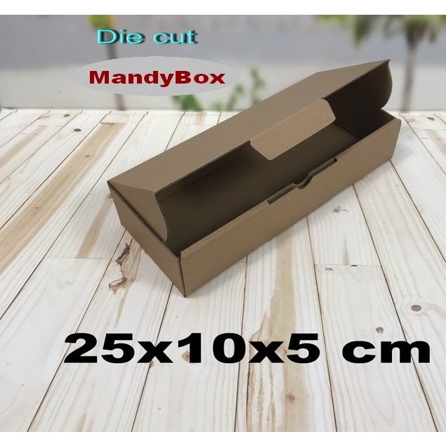

Kardus karton 25x10x5 cm.........Die Cut kotak untuk Aksesoris dll