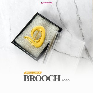 Gimi Hijab Brooch Logo Gimi Hijab Limited Edition