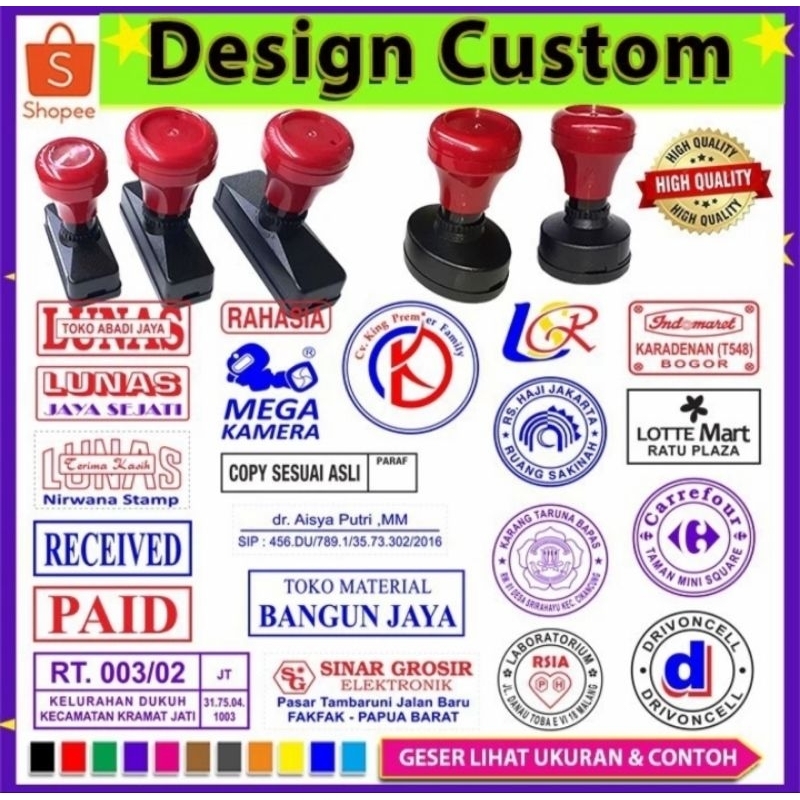 Stempel custom,stempel toko,stempel pemerintahan,stempel pribadi