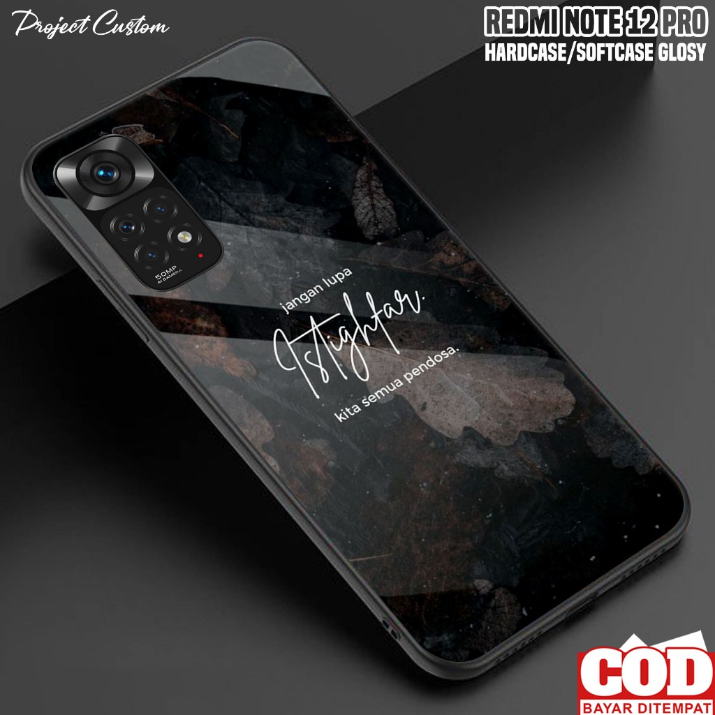 Case Xiomi Redmi Note 12 Pro - Casing Xiomi Redmi Note 12 Pro [ QUOTES ] - Cover Hp - Kesing Hp Terb