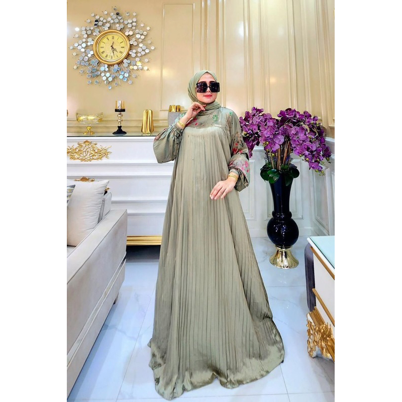 SHEEZA DRESS/ GAMIS ARMANI Silk/ gamis printing