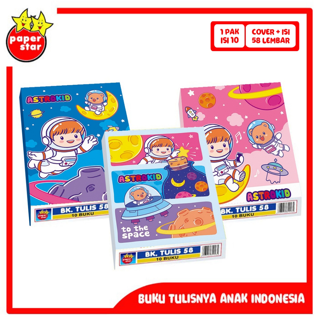 

BUKU TULIS 58 ASTROKID PAPERSTAR
