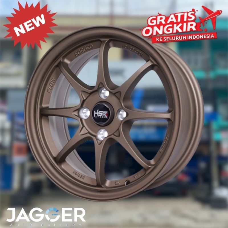 Velg jdm hsr hiroshima ring 15 untuk mobil calya sigra brio karimun