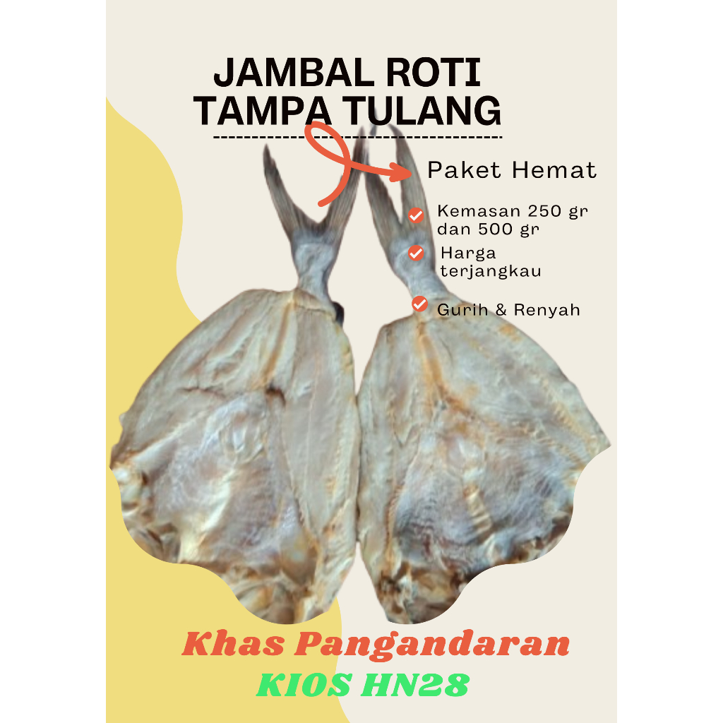 

Ikan asin jambal roti