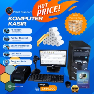 komputer set kasir Core i3 Tanpa Laci