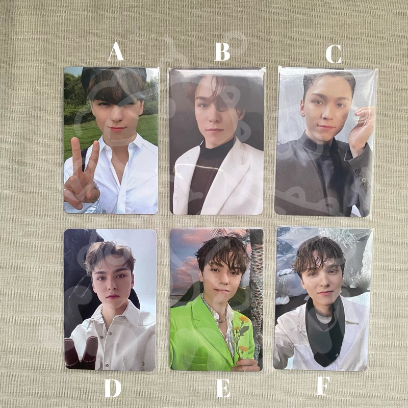 PC/Photocard Vernon SEVENTEEN (An Ode, Face The Sun, Your Choice, Sector 17)