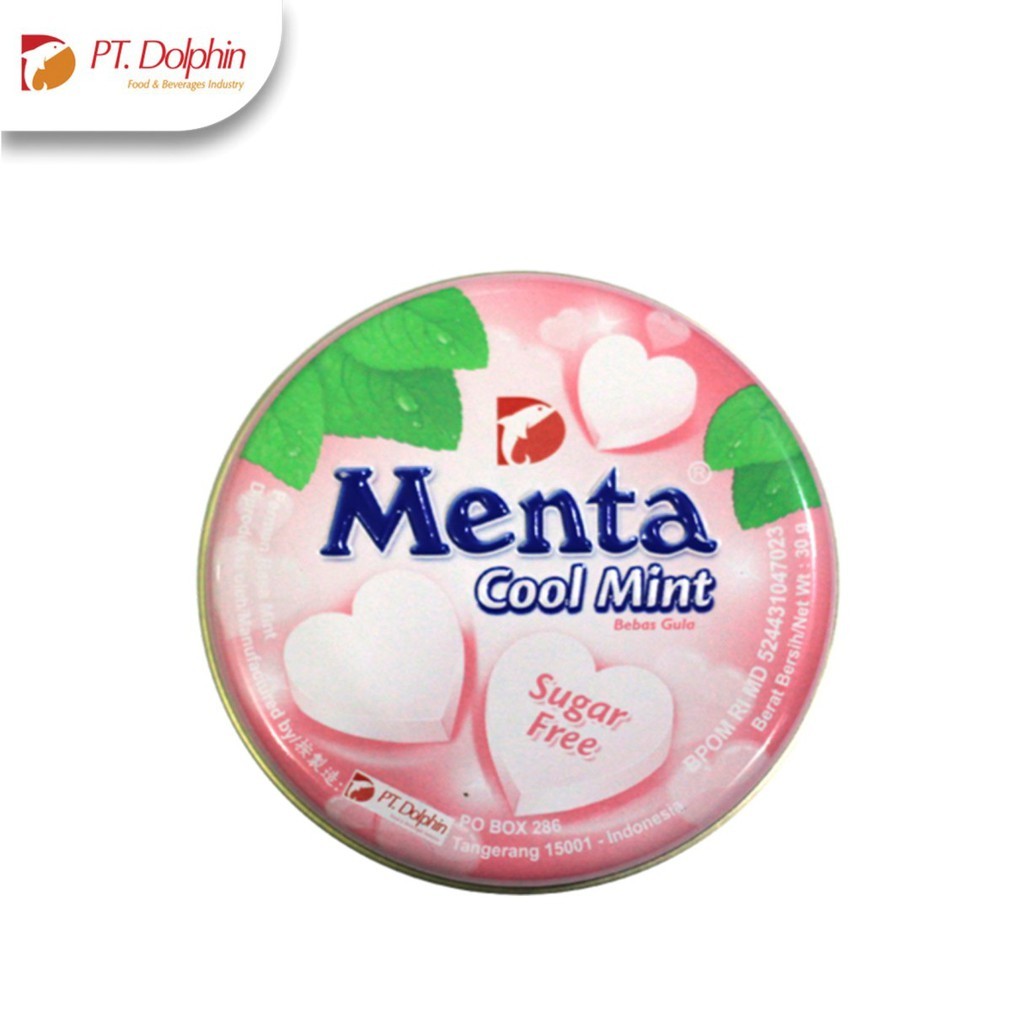 

Menta Peppermint Can - Permen Menta - Permen Mint (Bebas Gula) - Mint