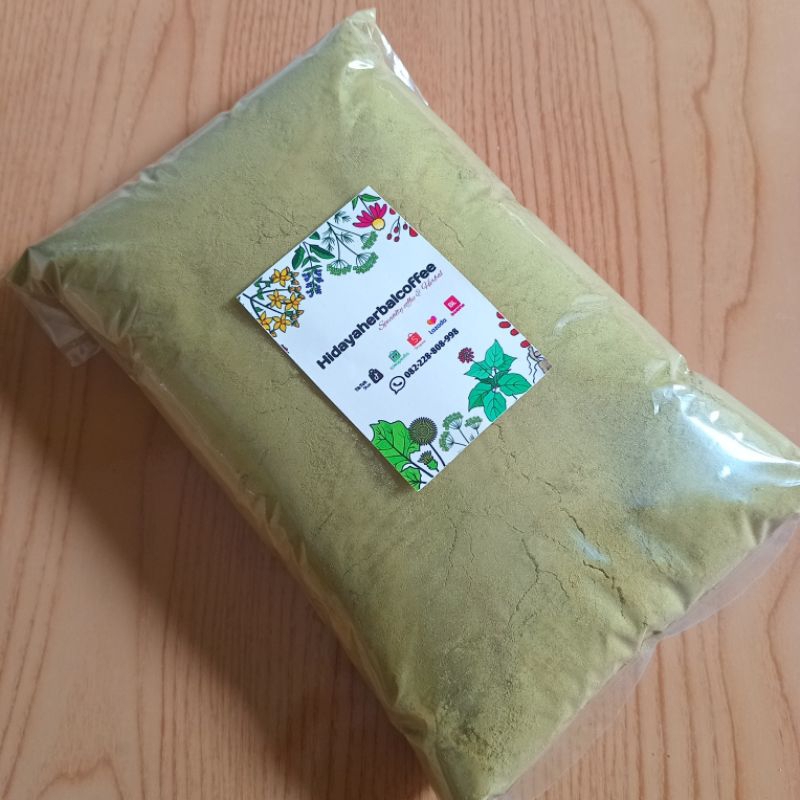 

Bubuk Daun Ketapang Hijau 1kg Khusus Ecoprint