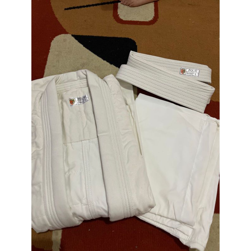 RB BAJU JUDO JATAH POLRI / BAJU BELADIRI POLRI