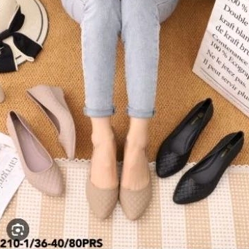 Sandal Selop Jelly Heels Wanita Breslin 210 Size 37-40 Kekinian