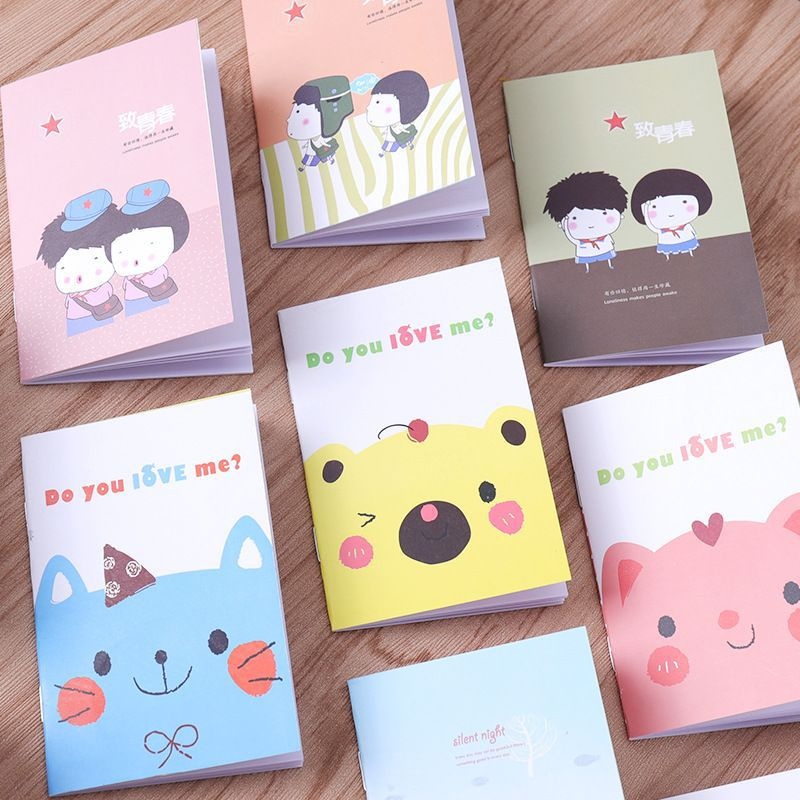 

BUKU TULIS MINI MOTIF KARAKTER CARTOON MINI BOOK