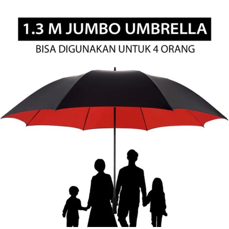 Payung Golf fiber Jumbo Anti UV Lasika 001 / Payung fiber / Payung Golf