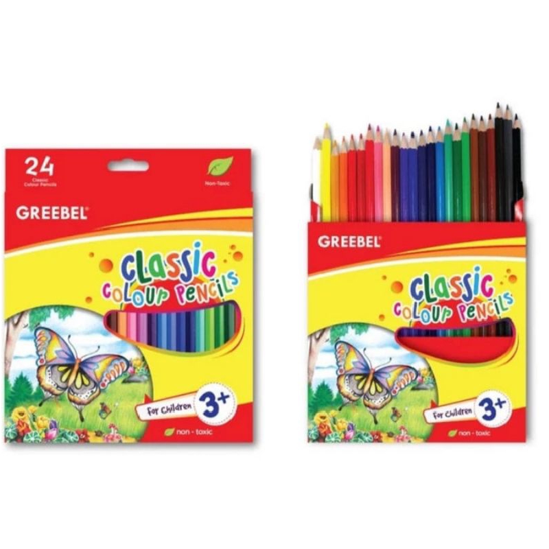 

HJK Pensil warna Greebel 24 Warna panjang ( 1set/24wrn )