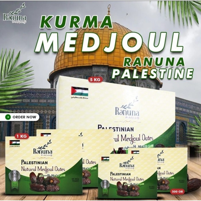 

Kurma Jumbo Medjol 1kg / Medjol Ranuna 1kg Premium Quality