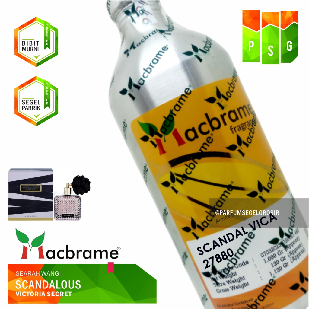 SCANDAL VICA | Searah Wangi Scandalous | Macbrame | Segel